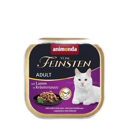 Animonda Vom Feinsten для котів з ягням у трав'яному соусі 100 г